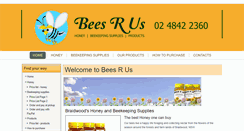 Desktop Screenshot of beesrus.com.au
